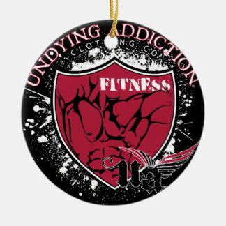 Fitness Ceramic Tree Decoration