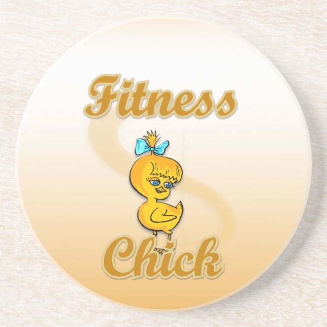 Fitness Chick Coaster (Front)