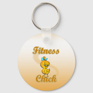 Fitness Chick Key Ring