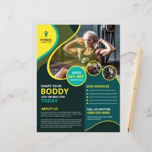 Fitness Club / Gym Flyer Template