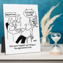 Fitness Club Member is Worn Out