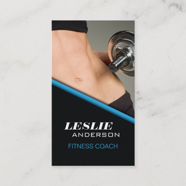 FITNESS COACH BUSINESS CARD (Front)