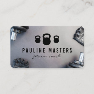 Fitness Coach Personal Trainer Appointment Card