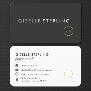 Fitness Coach Professional Business Card