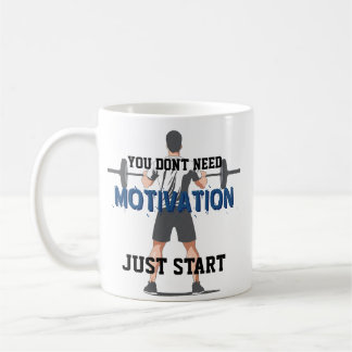 Fitness coffee mug for body builders and gym bro