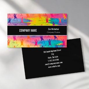 Fitness Dancing Modern Business Card