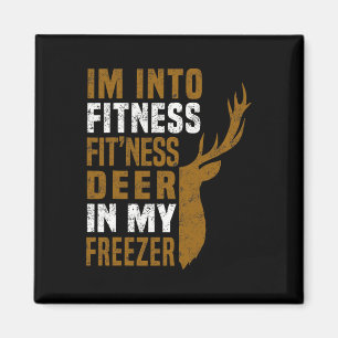 Fitness Deer In My Freezer Funny Deer Hunting Dad  Magnet