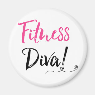 "Fitness Diva" Magnet