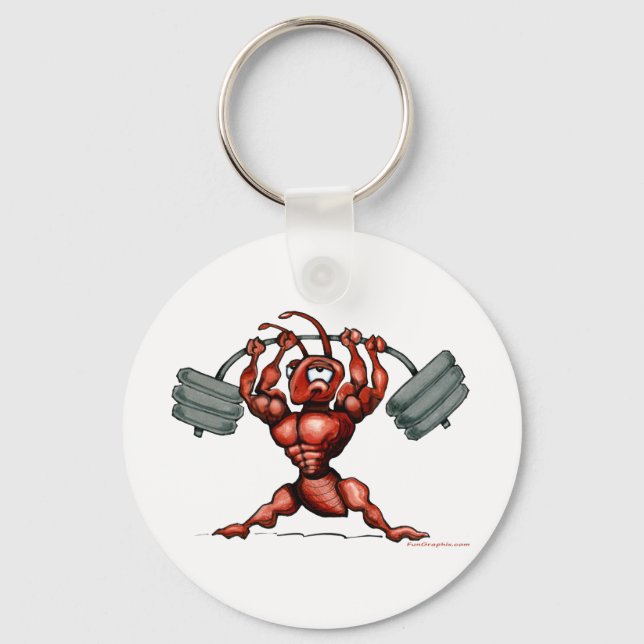 Fitness Dude Key Ring (Front)