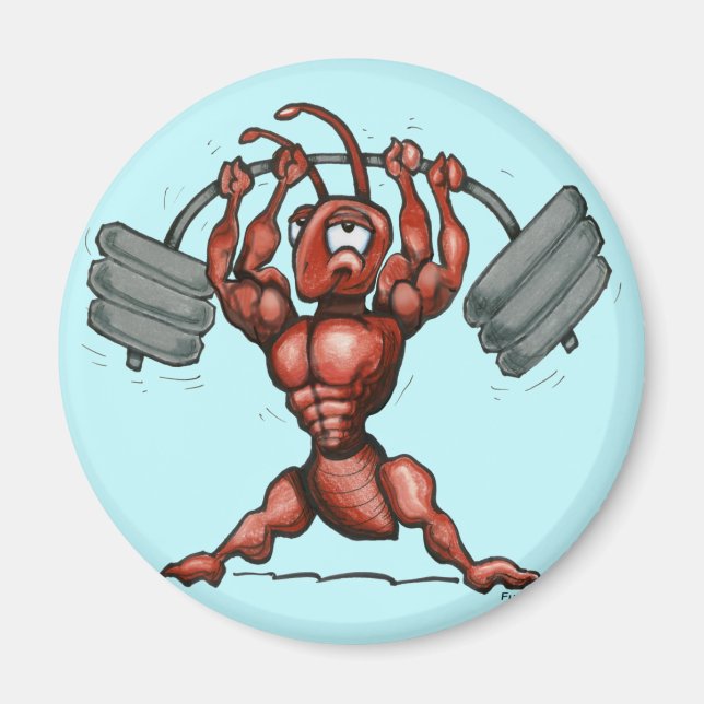 Fitness Dude Magnet (Front)