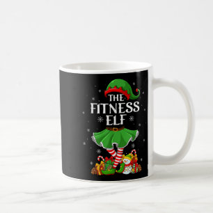 Fitness Elf Christmas Family Elf Squad Xmas Girls Coffee Mug