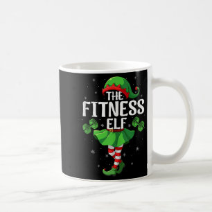 Fitness Elf Christmas Girls Women Elf Squad Xmas F Coffee Mug