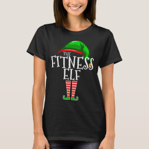 Fitness Elf Matching Family Christmas Set Workout T-Shirt