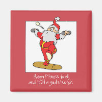 Fitness Exercise Christmas with Santa