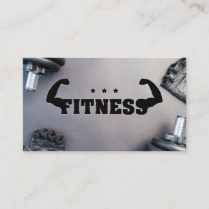 Fitness Flex Icon   Gym Equipment Appointment Card