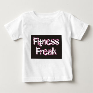 Fitness Freak - Black & Pink Baby T-Shirt