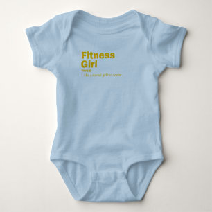 Fitness Girl - Fitness Baby Bodysuit
