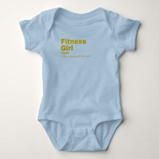 Fitness Girl - Fitness Baby Bodysuit