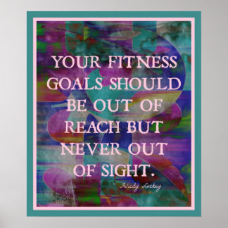 Fitness Goals in Colour #015 Poster