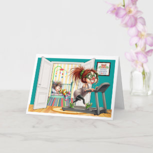 Fitness Granny or Mom Card