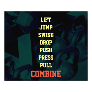 Fitness gym weights inspiration style cover photo print