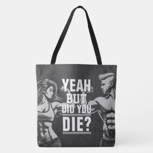 Fitness Gym Workout Bodybuilding Motivational Tote Bag