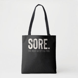 Fitness Gym Workout Motivational Quote Tote Bag