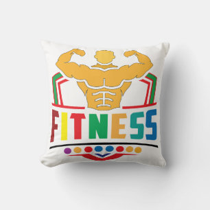 Fitness Lifestyle – Train Hard Stay Strong Cushion