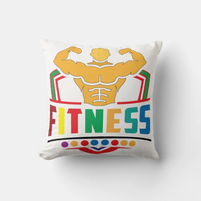 Fitness Lifestyle – Train Hard Stay Strong Cushion (Front)