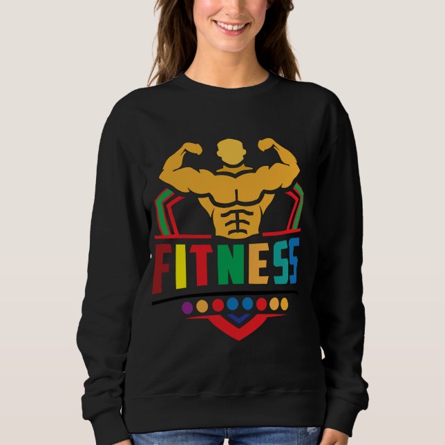 Fitness Lifestyle – Train Hard Stay Strong Sweatshirt (Front)