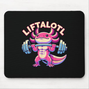 Fitness Liftalotl Bodybuilding Gym Mouse Pad
