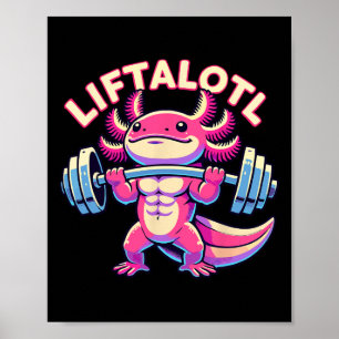 Fitness Liftalotl Bodybuilding Gym  Poster