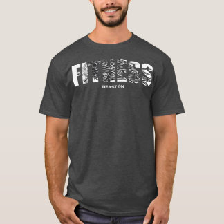 Fitness Lion Beast On Gym Motivation Fitness Sayin T-Shirt
