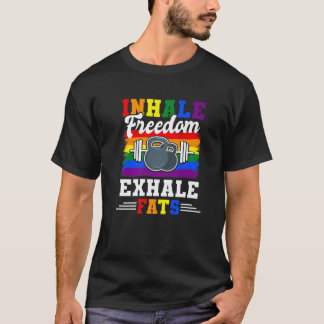 Fitness Lover Personal Trainer LGBT Gym Workout T-Shirt