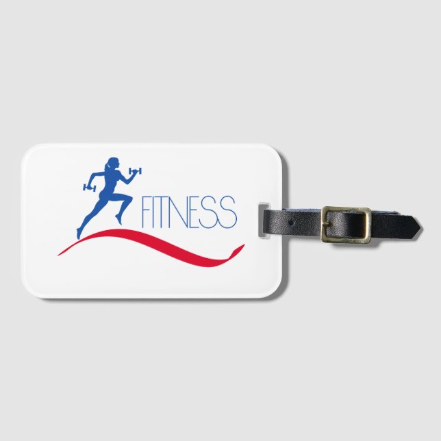 Fitness Luggage Tag (Front Horizontal)