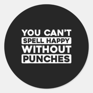 Fitness Martial Art - Combyt Sport Kickboxing Classic Round Sticker