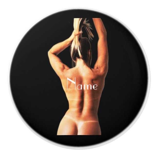 Fitness Model Tanlines Thunder_Cove  Ceramic Knob (Front)
