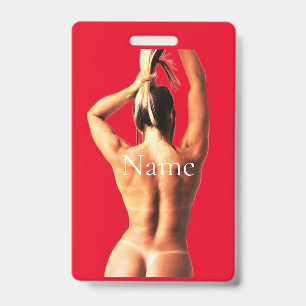 Fitness Model Tanlines Thunder_Cove ID Badge