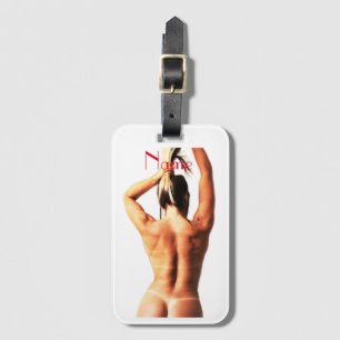 Fitness Model Tanlines Thunder_Cove Luggage Tag