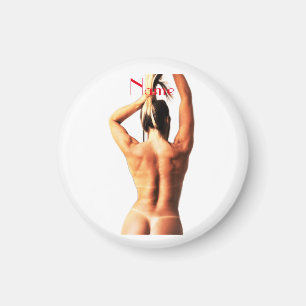 Fitness Model Tanlines Thunder_Cove Magnet