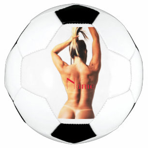 Fitness Model Tanlines Thunder_Cove Soccer Ball