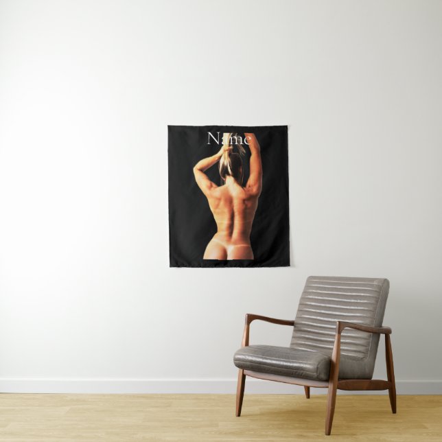 Fitness Model Tanlines Thunder_Cove  Tapestry (In Situ)