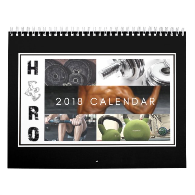 Fitness Motivation Calendar for HERO Fitness (Cover)