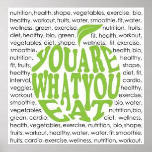 Fitness motivational design poster