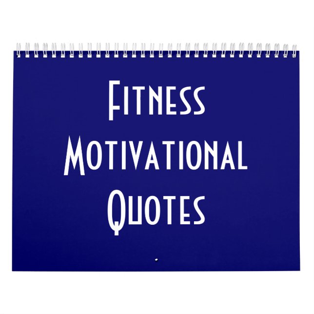 Fitness Motivational Quotes Calendar (Cover)
