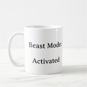 Fitness Mug – Beast Mode Activated Gym Motivation