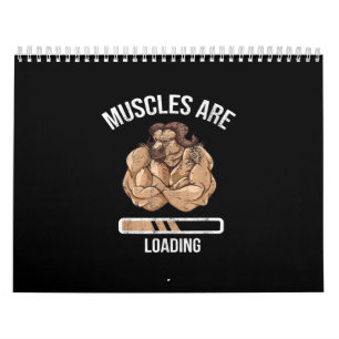 Fitness Muscle Loading Bullock Ox Sport Gym Calendar