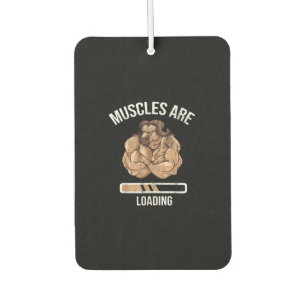 Fitness Muscle Loading Bullock Ox Sport Gym Car Air Freshener