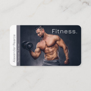 Fitness Personal Trainer Active Sports Business Card