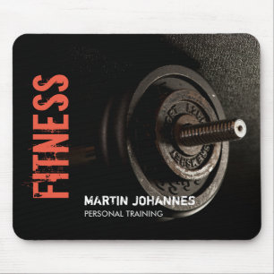 Fitness Personal Trainer Bodybuilding Modern Sharp Mouse Pad